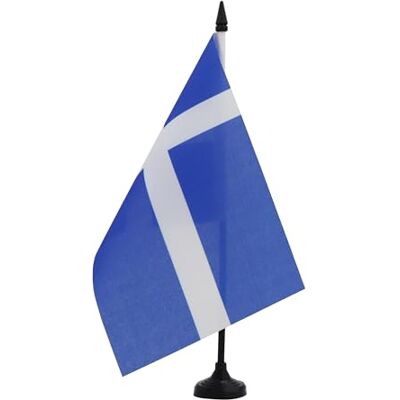 AZ FLAG Tischflagge Shetland Islands 21x14 cm Kunststoffsockel Für innen Union Jack Tischflagge Shetlands genähte Ausführung mit verstärkten Kanten mit Kunststoffstab 100D Polyester AZ FLAG Tischflagge Shetland Islands 21x14 cm Kunststoffsockel Für innen Union Jack Tischflagge Shetlands genähte Ausführung mit verstärkten Kanten mit Kunststoffstab 100D Polyester