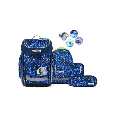 ergobag Schulranzen-Set cubo Set OzeanBärwohner Blau Ergonomischer Schulranzen klassisch 5-teilig für die 1. Klasse der Grundschule ergobag Schulranzen-Set cubo Set OzeanBärwohner Blau Ergonomischer Schulranzen klassisch 5-teilig für die 1. Klasse der Grundschule