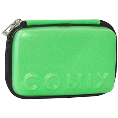 COMIX Schul-Federmäppchen, Maxi-Reißverschluss für Kinder und Jungen, mit Schreibwarenset, Hartschale mit Maxi-Logo in Relief und Reißverschluss aus Metall, 21 x 14,5 x 6,5 cm, Grün, grün, Casual COMIX Schul-Federmäppchen, Maxi-Reißverschluss für Kinder und Jungen, mit Schreibwarenset, Hartschale mit Maxi-Logo in Relief und Reißverschluss aus Metall, 21 x 14,5 x 6,5 cm, Grün, grün, Casual