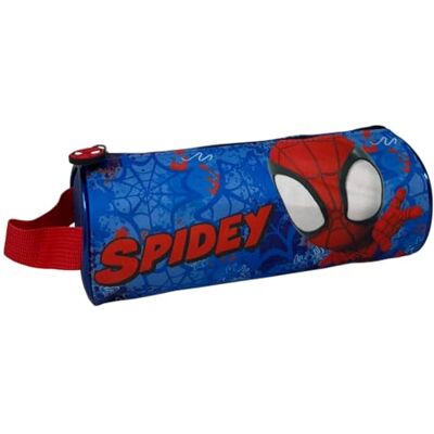CARTOON Tombolino Federmäppchen, rund, mit Griff, für Schule, Schreibwaren, Organizer, Stifteköcher, spidey, 23 x 8 x 8 cm CARTOON Tombolino Federmäppchen, rund, mit Griff, für Schule, Schreibwaren, Organizer, Stifteköcher, spidey, 23 x 8 x 8 cm