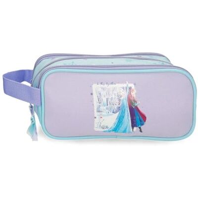 Disney Joumma Frozen In This Together Etui, dreifach, Violett, 22 x 10 x 9 cm, Polyester Disney Joumma Frozen In This Together Etui, dreifach, Violett, 22 x 10 x 9 cm, Polyester
