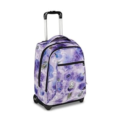 Invicta Trolley New Benin Fantasy, 36 l, doppelter Verwendungszweck, Doppelfach, Trinkflaschentasche, für Schule und Freizeit, Paint and Flowers, Mädchen und Mädchen, Violett Invicta Trolley New Benin Fantasy, 36 l, doppelter Verwendungszweck, Doppelfach, Trinkflaschentasche, für Schule und Freizeit, Paint and Flowers, Mädchen und Mädchen, Violett