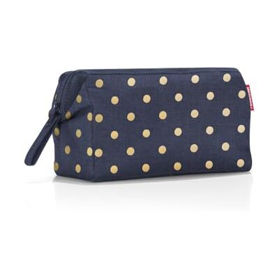 reisenthel travelcosmetic Starke robuste und praktische Reisekosmetiktasche, Handschlaufe, wasserabweisendes Material, Couleur:metallic dots Blue reisenthel travelcosmetic Starke robuste und praktische Reisekosmetiktasche, Handschlaufe, wasserabweisendes Material, Couleur:metallic dots Blue