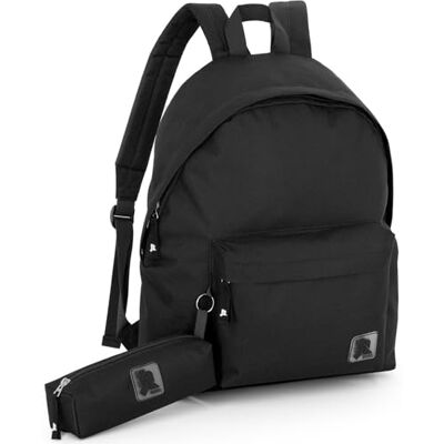 Ross Rucksack mit Federmäppchen für Grundschule, Hauptschule und Oberschule für Kinder und Jugendliche, Junge und Mädchen, 41cm, 24L, wasserdichtes Polyester, Freizeit, Reisetasche Ross Rucksack mit Federmäppchen für Grundschule, Hauptschule und Oberschule für Kinder und Jugendliche, Junge und Mädchen, 41cm, 24L, wasserdichtes Polyester, Freizeit, Reisetasche