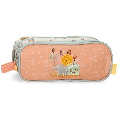 Enso Play All Day Federmäppchen, doppelt, Mehrfarbig, 23 x 9 x 7 cm, Polyester von Joumma Bags, bunt, Doppeletui Enso Play All Day Federmäppchen, doppelt, Mehrfarbig, 23 x 9 x 7 cm, Polyester von Joumma Bags, bunt, Doppeletui