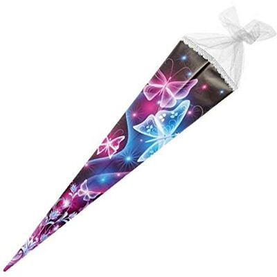 goldbuch Schmetterling Schultüte Zuckertüte Einschulung Schulanfang Schule: Größe: 85 cm 6eckig mit Glitzer goldbuch Schmetterling Schultüte Zuckertüte Einschulung Schulanfang Schule: Größe: 85 cm 6eckig mit Glitzer