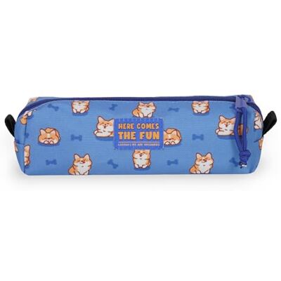 LEGAMI My Pencil Case, Federmäppchen, Thema Corgi, Reißverschluss, Recycling-Kunststoff, langlebig, geräumig, praktisch, Schulmäppchen, Büroetui, 22 x 6 cm LEGAMI My Pencil Case, Federmäppchen, Thema Corgi, Reißverschluss, Recycling-Kunststoff, langlebig, geräumig, praktisch, Schulmäppchen, Büroetui, 22 x 6 cm