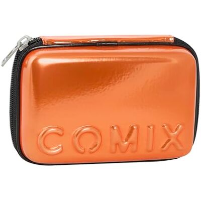 COMIX Flash Federmäppchen Maxi Zip, Classic Orange, Casual COMIX Flash Federmäppchen Maxi Zip, Classic Orange, Casual