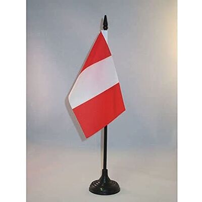 AZ FLAG Tischflagge Peru ohne Wappen 15x10 cm Kunststoffsockel Für innen Peruanische Tischflagge Perú sin armas genähte Ausführung mit verstärkten Kanten mit Kunststoffstab 100D Polyester AZ FLAG Tischflagge Peru ohne Wappen 15x10 cm Kunststoffsockel Für innen Peruanische Tischflagge Perú sin armas genähte Ausführung mit verstärkten Kanten mit Kunststoffstab 100D Polyester