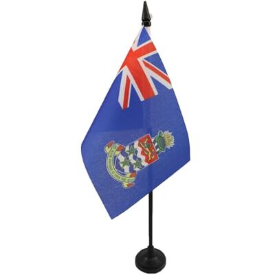 AZ FLAG Tischflagge Cayman Islands 15x10 cm Polyester 100D Kunststoffsockel Für innen Englische Tischflagge genähte Ausführung mit verstärkten Kanten mit Kunststoffstab 100D Polyester AZ FLAG Tischflagge Cayman Islands 15x10 cm Polyester 100D Kunststoffsockel Für innen Englische Tischflagge genähte Ausführung mit verstärkten Kanten mit Kunststoffstab 100D Polyester