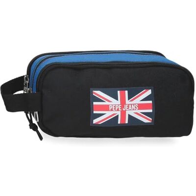 Pepe Jeans Henry Estuche Triple Schwarz 22x10x9 cm Polyester 1, 98L von Joumma Bags Pepe Jeans Henry Estuche Triple Schwarz 22x10x9 cm Polyester 1, 98L von Joumma Bags