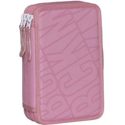 Beckmann Federmäppchen 3-Fold Pencil Case Pink Altrosa Beckmann Federmäppchen 3-Fold Pencil Case Pink Altrosa