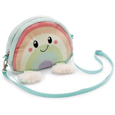 NICI Mäppchen zum Umhängen Regenbogen Nibsi 2 in 1 17,5x14x5cm bunt Flauschiges Plüsch-Täschchen für Mädchen und Frauen, Kosmetik- oder Utensilienmäppchen für Schule und Büro 62327 NICI Mäppchen zum Umhängen Regenbogen Nibsi 2 in 1 17,5x14x5cm bunt Flauschiges Plüsch-Täschchen für Mädchen und Frauen, Kosmetik- oder Utensilienmäppchen für Schule und Büro 62327