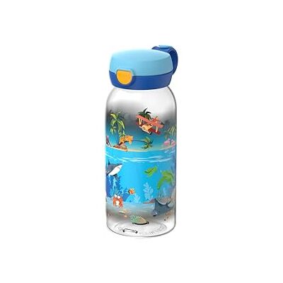 Mepal Trinkflasche mit Klappdeckel Campus Deckel springt per Knopfdruck auf Trinkflasche Kinder Kohlensäure Geeignet Auslaufsicher und Spülmaschinengeeignet 600 ml Tropical Ocean Mepal Trinkflasche mit Klappdeckel Campus Deckel springt per Knopfdruck auf Trinkflasche Kinder Kohlensäure Geeignet Auslaufsicher und Spülmaschinengeeignet 600 ml Tropical Ocean