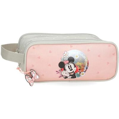 Disney Joumma Federmäppchen, Motiv: Minnie, Wildnatur, Grün, 22 x 10 x 9 cm, Polyester, grün, Dreifaches Federmäppchen Disney Joumma Federmäppchen, Motiv: Minnie, Wildnatur, Grün, 22 x 10 x 9 cm, Polyester, grün, Dreifaches Federmäppchen