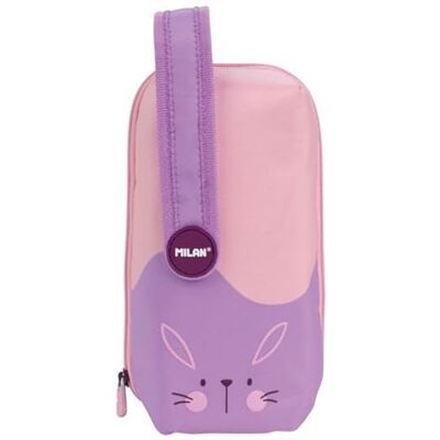 MILAN ® Set 4 Federmäppchen mit Spezial-Serie Fun Animals violett MILAN ® Set 4 Federmäppchen mit Spezial-Serie Fun Animals violett