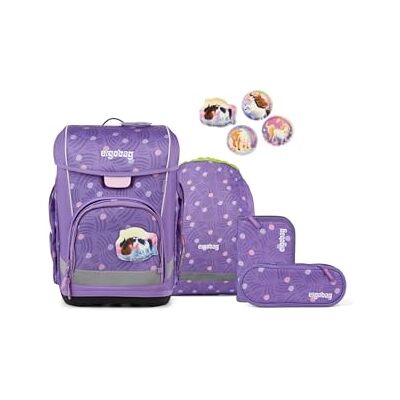 ergobag Schulranzen-Set cubo Light Set PonyBäradies Lavendel extra leichter ergonomischer Schulranzen mit nur 780 g im 6-teiligen Set aus der Vorgänger-Kollektion für die Schule ergobag Schulranzen-Set cubo Light Set PonyBäradies Lavendel extra leichter ergonomischer Schulranzen mit nur 780 g im 6-teiligen Set aus der Vorgänger-Kollektion für die Schule