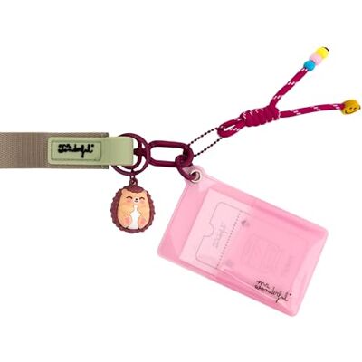 Mr. Wonderful Lanyard mit Kartenhalter Igel Ready to Roll Aufhänger für Karten und Ausweise Mr. Wonderful Lanyard mit Kartenhalter Igel Ready to Roll Aufhänger für Karten und Ausweise