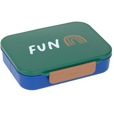 LÄSSIG Kinder Bento Lunchbox Brotdose mit Fächern Little Gang Rainbow Green Für Kindergarten und Schule, mit herausnehmbarer Trennung, robust, bruchfest, spülmaschinengeeignet LÄSSIG Kinder Bento Lunchbox Brotdose mit Fächern Little Gang Rainbow Green Für Kindergarten und Schule, mit herausnehmbarer Trennung, robust, bruchfest, spülmaschinengeeignet