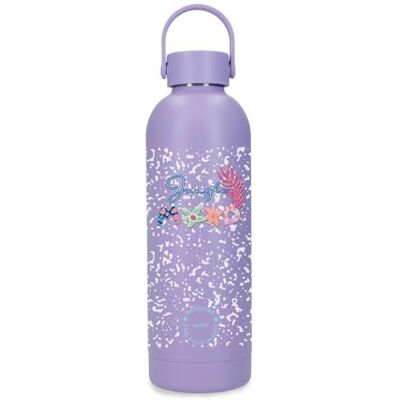Enso Magical Jungle Mood Trinkflasche aus Edelstahl, Lila, mit Fassungsvermögen von 500 ml und Maße 7 x 23 cm, Edelstahl Enso Magical Jungle Mood Trinkflasche aus Edelstahl, Lila, mit Fassungsvermögen von 500 ml und Maße 7 x 23 cm, Edelstahl