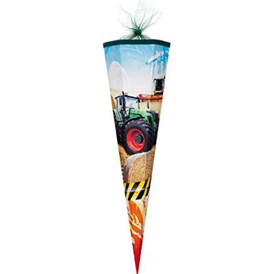 Nestler Schultüte / Zuckertüte / 85cm / eckig / "Traktor Nestler Schultüte / Zuckertüte / 85cm / eckig / "Traktor