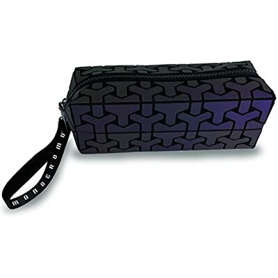 Pigna , Monochromer REFLECTIVE Beutel, schwarz mit Reißverschluss und Zipper-Puller, einzeln verpackt Pigna , Monochromer REFLECTIVE Beutel, schwarz mit Reißverschluss und Zipper-Puller, einzeln verpackt