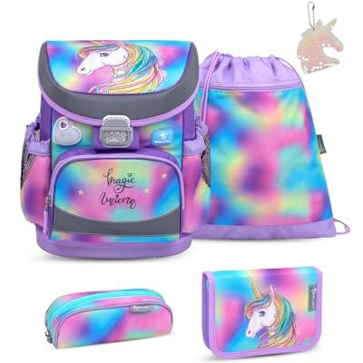 Belmil Mini-Fit Schulranzen Set 5-teilig mit extra Schlüsselanhänger (405-33AGS GRAT) (Rainbow Color 2025) Belmil Mini-Fit Schulranzen Set 5-teilig mit extra Schlüsselanhänger (405-33AGS GRAT) (Rainbow Color 2025)