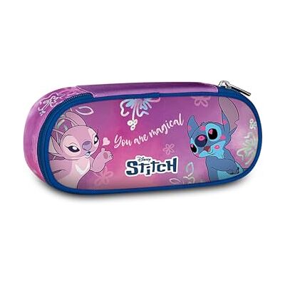 Seven Stitch Mäppchen ab 1. Klasse, Federtasche für Schreibwaren, kompaktes Etui für Schulmaterial, Mädchen, violett Seven Stitch Mäppchen ab 1. Klasse, Federtasche für Schreibwaren, kompaktes Etui für Schulmaterial, Mädchen, violett