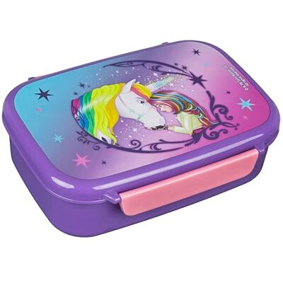 Undercover Scooli – Unicorn Academy Brotzeitdose für Kinder – Lunchbox mit herausnehmbarem Einsatz – ideal für Schule, Kindergarten oder Ausflug Undercover Scooli – Unicorn Academy Brotzeitdose für Kinder – Lunchbox mit herausnehmbarem Einsatz – ideal für Schule, Kindergarten oder Ausflug