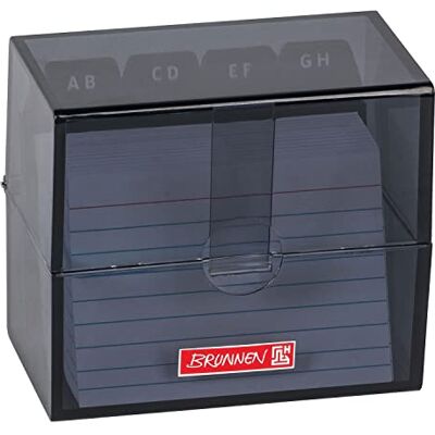 PARTY DISCOUNT NEU BRUNNEN Karteikasten / Karteikartenbox DIN A8, mit Karteikarten, onyx PARTY DISCOUNT NEU BRUNNEN Karteikasten / Karteikartenbox DIN A8, mit Karteikarten, onyx