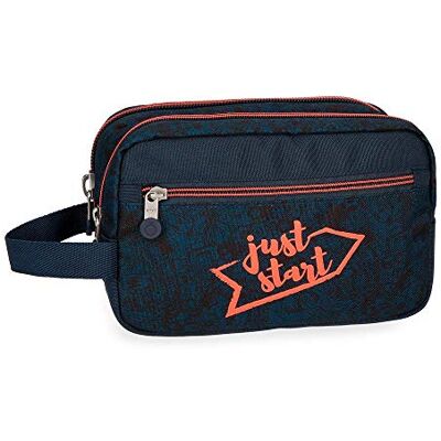 Enso Monsters Anpassungsfähiger Vanity Case mit zwei Fächern Blau 24x15x10 cms Polyester Enso Monsters Anpassungsfähiger Vanity Case mit zwei Fächern Blau 24x15x10 cms Polyester