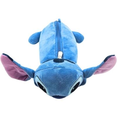 Disney Stitch Plüsch Federmäppchen Weiches Schulmäppchen in Stitch Form Mäppchen in Form von Stitch mit Reißverschluss, Platz für Stifte, Radiergummi und Lineal, Schulbedarf für Kinder ab 3 Jahren Disney Stitch Plüsch Federmäppchen Weiches Schulmäppchen in Stitch Form Mäppchen in Form von Stitch mit Reißverschluss, Platz für Stifte, Radiergummi und Lineal, Schulbedarf für Kinder ab 3 Jahren