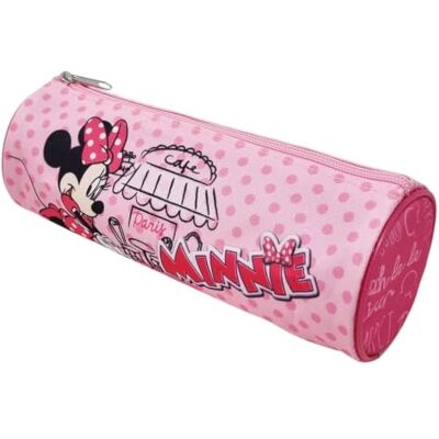 Disney Federmäppchen Minnie Cafè Paris für die Schule Tombolino rund 22 x 9 cm Reißverschluss Disney Federmäppchen Minnie Cafè Paris für die Schule Tombolino rund 22 x 9 cm Reißverschluss