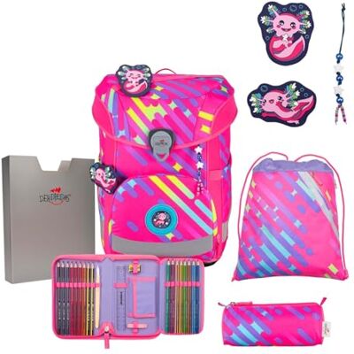 DerDieDas Schulranzen Set 5-TLG. ErgoFlex Easy NEON Punkie DerDieDas Schulranzen Set 5-TLG. ErgoFlex Easy NEON Punkie