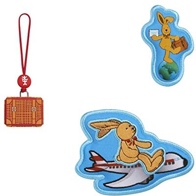 Step by Step Magic Mags Spiegelburg „Felix der Hase, Weltreise“, 3-teilig, 2 Magnet-Applikationen und 1 Anhänger, als Ergänzung für den Schulranzen oder Vorschulrucksack, für Jungen und Mädchen Step by Step Magic Mags Spiegelburg „Felix der Hase, Weltreise“, 3-teilig, 2 Magnet-Applikationen und 1 Anhänger, als Ergänzung für den Schulranzen oder Vorschulrucksack, für Jungen und Mädchen
