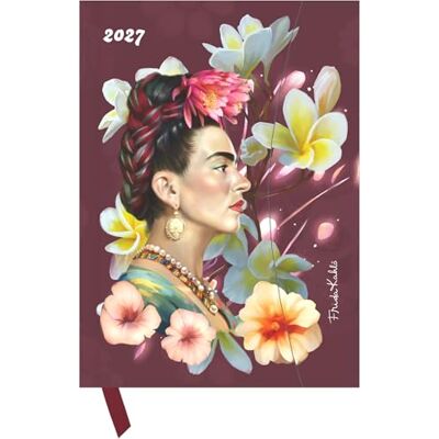 DUMONT Frida Kahlo Diary 2027: Buchkalender 16x22 cm Wochenplaner mit Magnetverschluss, Lesebändchen, internationeln Feiertagen & Tasche für Visitenkarten, für Beruf, Schule & Alltag DUMONT Frida Kahlo Diary 2027: Buchkalender 16x22 cm Wochenplaner mit Magnetverschluss, Lesebändchen, internationeln Feiertagen & Tasche für Visitenkarten, für Beruf, Schule & Alltag