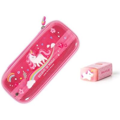 LEGAMI Wonderwow Federmäppchen, 2 Fächer und Stifthalter innen, Innenfach mit Netzstoff, Reißverschluss, 23 x 11 x 5 cm LEGAMI Wonderwow Federmäppchen, 2 Fächer und Stifthalter innen, Innenfach mit Netzstoff, Reißverschluss, 23 x 11 x 5 cm