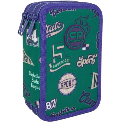CoolPack XXL Federtasche Federmappe 3-Fach Schulstiftetui, dreifaches Federmäppchen, Federmäppchen für Mädchen, Jungen, Federmäppchen 44-teilig gefüllte Schüleretui 3-stöckig, American Retro CoolPack XXL Federtasche Federmappe 3-Fach Schulstiftetui, dreifaches Federmäppchen, Federmäppchen für Mädchen, Jungen, Federmäppchen 44-teilig gefüllte Schüleretui 3-stöckig, American Retro