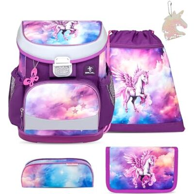Belmil Mini-Fit Schulranzen Set 5-teilig mit extra Schlüsselanhänger (405-33AGS GRAT) (Pegasus) Belmil Mini-Fit Schulranzen Set 5-teilig mit extra Schlüsselanhänger (405-33AGS GRAT) (Pegasus)