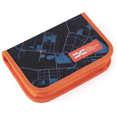 TOPGAL Penn Federmäppchen für Jungen/Kinder mit Zwei Klappen, gepolstert, mit Stundenplan und Gummischlaufen. (Penn 24012) TOPGAL Penn Federmäppchen für Jungen/Kinder mit Zwei Klappen, gepolstert, mit Stundenplan und Gummischlaufen. (Penn 24012)