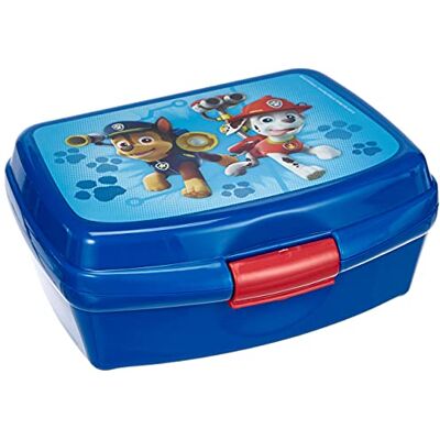 Undercover Scooli PPUT9901 Brotzeitdose aus Kunststoff mit Clip, leicht zu öffnen und zu schließen, BPA und Phthalat frei, Paw Patrol mit Chase und Marshall, ca. 13 x 17 x 6 cm Undercover Scooli PPUT9901 Brotzeitdose aus Kunststoff mit Clip, leicht zu öffnen und zu schließen, BPA und Phthalat frei, Paw Patrol mit Chase und Marshall, ca. 13 x 17 x 6 cm
