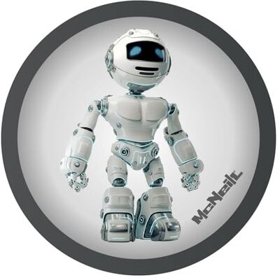 McNeill McAddy Roboter Hellblau McNeill McAddy Roboter Hellblau