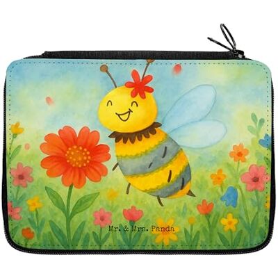 Panda Federmäppchen Biene Blume Design Geschenk, Federtasche, Bleistiftetui, Etui, Federmappe, Mäppchen Panda Federmäppchen Biene Blume Design Geschenk, Federtasche, Bleistiftetui, Etui, Federmappe, Mäppchen