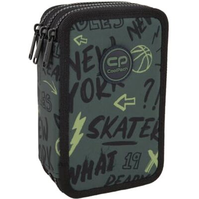 CoolPack XXL Federtasche Federmappe 3-Fach Schulstiftetui, dreifaches Federmäppchen, Federmäppchen für Mädchen, Jungen, Federmäppchen 44-teilig gefüllte Schüleretui 3-stöckig, Tiger CoolPack XXL Federtasche Federmappe 3-Fach Schulstiftetui, dreifaches Federmäppchen, Federmäppchen für Mädchen, Jungen, Federmäppchen 44-teilig gefüllte Schüleretui 3-stöckig, Tiger