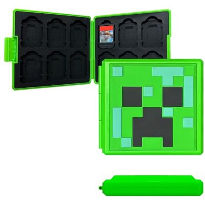 Nintendo doepeBAE Switch Spielekarten Etui – 12 Steckplätze für Spiel- & MicroSD-Karten – Kompakte Aufbewahrungsbox mit Wasserschutz – Robustes Hardcase für unterwegs & Zuhause (A06) Nintendo doepeBAE Switch Spielekarten Etui – 12 Steckplätze für Spiel- & MicroSD-Karten – Kompakte Aufbewahrungsbox mit Wasserschutz – Robustes Hardcase für unterwegs & Zuhause (A06)