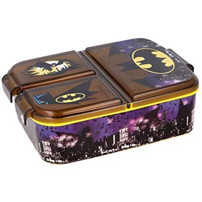 Theonoi Brotdose für Kinder – Lunchbox mit 3 Fächern & Unterteilung – BPA-freie Sandwichbox für Schule & Kindergarten – Pikachu Design (Batman) Theonoi Brotdose für Kinder – Lunchbox mit 3 Fächern & Unterteilung – BPA-freie Sandwichbox für Schule & Kindergarten – Pikachu Design (Batman)