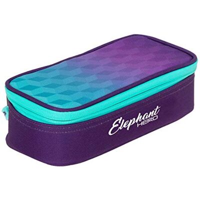 Elephant Mäppchen Stiftebox Hero Signature 12868 Violet Cube Pennal Stifte Etui Federtasche Schule Studium Lila Türkis Mädchen Elephant Mäppchen Stiftebox Hero Signature 12868 Violet Cube Pennal Stifte Etui Federtasche Schule Studium Lila Türkis Mädchen
