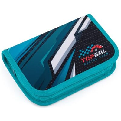 TOPGAL Penn Federmäppchen für Jungen/Kinder mit Zwei Klappen, gepolstert, mit Stundenplan und Gummischlaufen. (Penn 25013) TOPGAL Penn Federmäppchen für Jungen/Kinder mit Zwei Klappen, gepolstert, mit Stundenplan und Gummischlaufen. (Penn 25013)