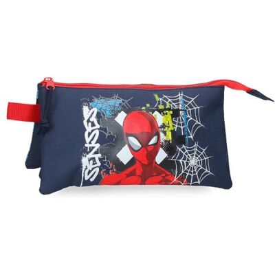 Disney Joumma Marvel Grafity of Spiderman Triple Marino Etui 22x12x5 cm Polyester Disney Joumma Marvel Grafity of Spiderman Triple Marino Etui 22x12x5 cm Polyester