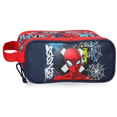 Disney Joumma Marvel Grafity of Spiderman Triple Marino Etui 22x10x9 cm Polyester Disney Joumma Marvel Grafity of Spiderman Triple Marino Etui 22x10x9 cm Polyester
